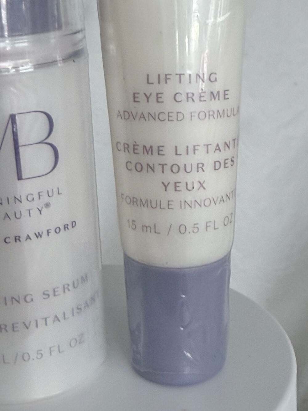 Meaningful Beauty Cindy Crawford Glowing Serum & Lifting Eye Crème Skincare Bund - Picture 4 of 9